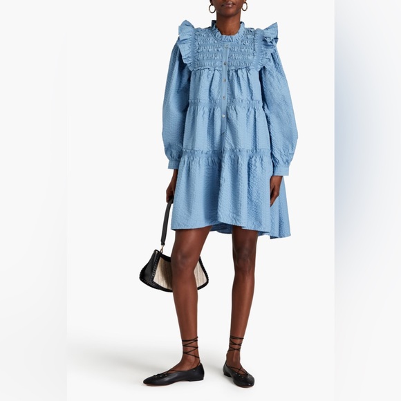 Sea New York sevyn solid button down dress - Picture 2 of 4